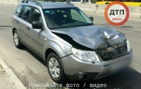 В Киеве автомобиль Subaru сбил косулю