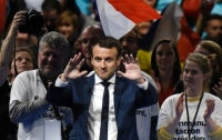 Макрон победил в первом туре выборов президента Франции