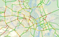 Пробки в Киеве достигли 8 баллов