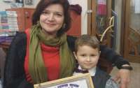 7-летний литературный волонтер из Луцка попал в Книгу рекордов Украины