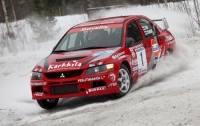 Arctic Lapland Rally выиграл зкипаж на Mitsubishi  