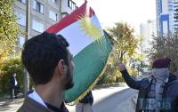 Курды пикетировали посольство США в Киеве (фото)