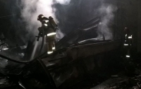 Масштабный пожар в Киеве: горел завод