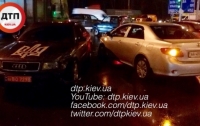 ДТП в Киеве: Toyota  пошла на таран Audi