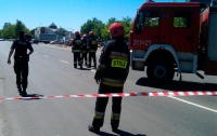 Взрыв в Варшаве. Двое раненых