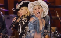 Мадонна спела дуэтом с Майли Сайрус (ВИДЕО)