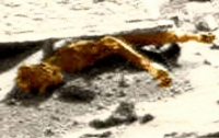 Ученые NASA обнаружили труп инопланетянина на Марсе