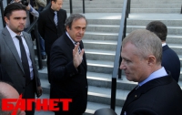 Президент УЕФА Платини прибыл во Львов вечером