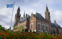 У Дворца мира в Гааге прошли протесты против инаугурации путина