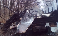 В зоне АТО подорвался автомобиль с украинскими военными