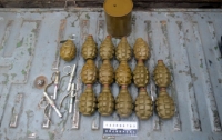 У жителя Донецкой области изъяли 26 гранат