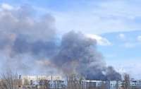 Враг обвиняет украинских военных в пожаре на территории украинского города