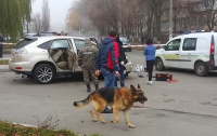 В Киеве взорвался автомобиль. Фото (+18)