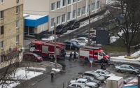 В Киеве загорелось офисное здание
