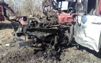 На Луганщине подорвалась пожарная машина
