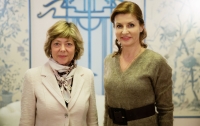 Марина Порошенко та дружина президента ФРН обговорили проблеми дітей із зони АТО