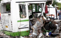 Страшное ДТП в России: КамАЗ протаранил автобус с людьми