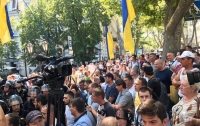 В Одессе протестовали против строительного 
