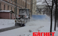 На каждый квадратный метр киевских дорог высыпали по 16,5 граммов соли