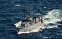 Минный тральщик ВМС Японии столкнулся с сухогрузом