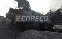 Автомобиль вылетел на обочину на Бориспольской трассе, есть погибший