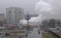 Как в Днепропетровске горел торговый центр (ФОТО)