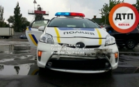 В Киеве на ул. Стеценко произошло очередное ДТП с участием патрульной полиции