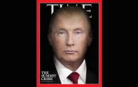 Путин и Трамп появились в одном лице на обложке Time