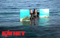 В Крыму показали самую большую подводную картину (ФОТО)