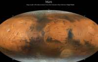 Ученые создали новую карту Марса, показывающую особенности планеты