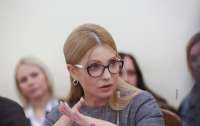 Тимошенко: Зе-команда нагло хочет пустить с молотка землю