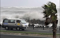В Японии мощный тайфун нарушил авиасообщения 