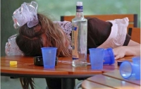 Около 40% украинских школьников употребляют алкоголь