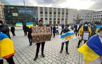 В Берлине прошла акция протеста против вооруженного конфликта в Украине