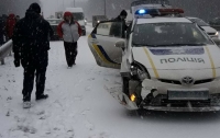 В Киеве произошло масштабное ДТП с патрульными