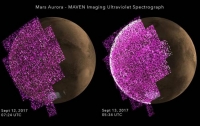 Астрономы зафиксировали яркое марсианское атмосферное свечение