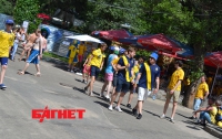 Школьники в центре Киева быстро стащили у зазевавшегося шведа фотоаппарат