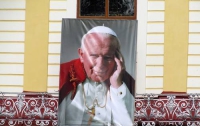 В Житомире увековечили Папу Римского (ФОТО)