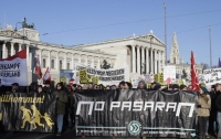 На демонстрации против нового правительства в Вене вышли 6 тысяч человек