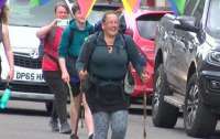 Женщина прошла пешком из Украины в Британию