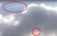 Мужчина наблюдал за небом и встретился с тремя НЛО (видео)