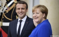 Меркель и Макрон потребовали обеспечить прекращение огня на Донбассе