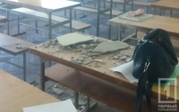 В одесском политехе во время занятий обрушился потолок