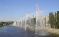 «Киевводоканал»  демонтировал фонтаны Русановской протоки