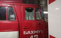 От обстрелов рашистов пострадали работники ГСЧС в Бахмуте (фото)