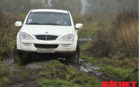 На тест-драйве «Багнета» рамный внедорожник SsangYong Kyron (ВИДЕО)