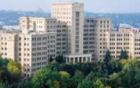 Горит госуниверситет в Харькове