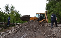 В Крыму дороги к морю занесло селевыми потоками и камнепадами (ФОТО)