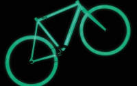 Новинка: светящийся велосипед (ФОТО)