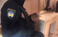 Залетный рецидивист обворовал квартиру в Киеве (видео)